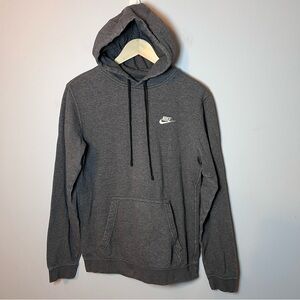 Nike Sportswear Club Fleece Men's S Gray Pullover Hoodie Swoosh 804346-071